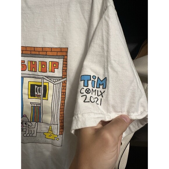 Men’s Better Gift Shop Tim Comix 2021 Cartoon Graphic T Streetwear Size L - Picture 5 of 6
